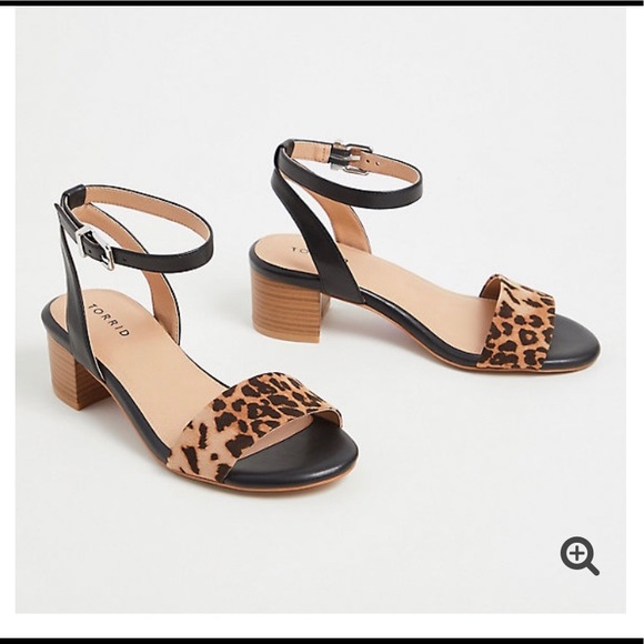 strappy cheetah heels